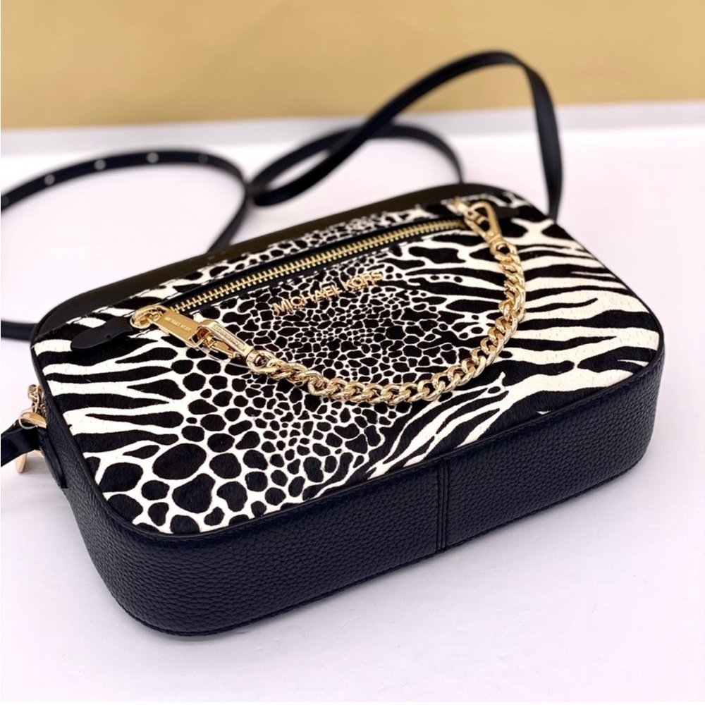 Michael Kors EW Zip Chain Crossbody Bag Black - Picture 11 of 11